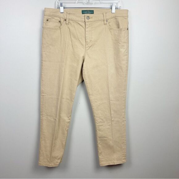 Ralph Lauren Tan Jeans Size 14 - Picture 1 of 9